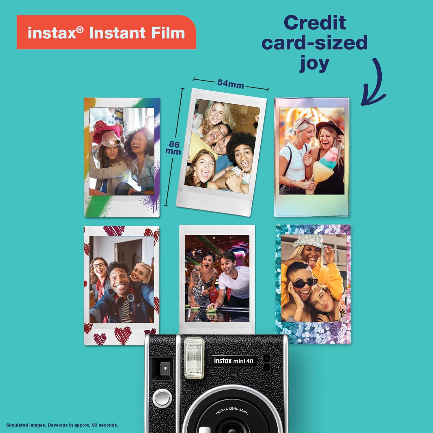  Fujifilm Instax Mini 40 Instant Flim Camera